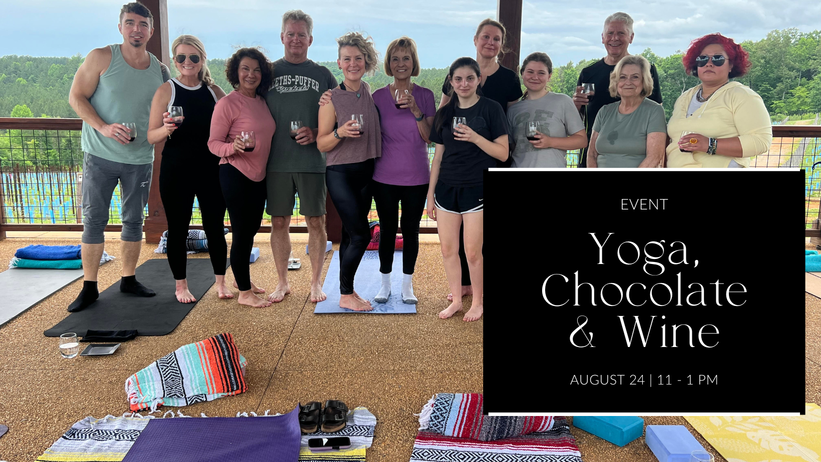 Yoga, Wine, & Chocolate